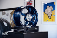 Advan TC-4 SE wheel – Racing Indigo Blue & Diamond Cut (IBC)