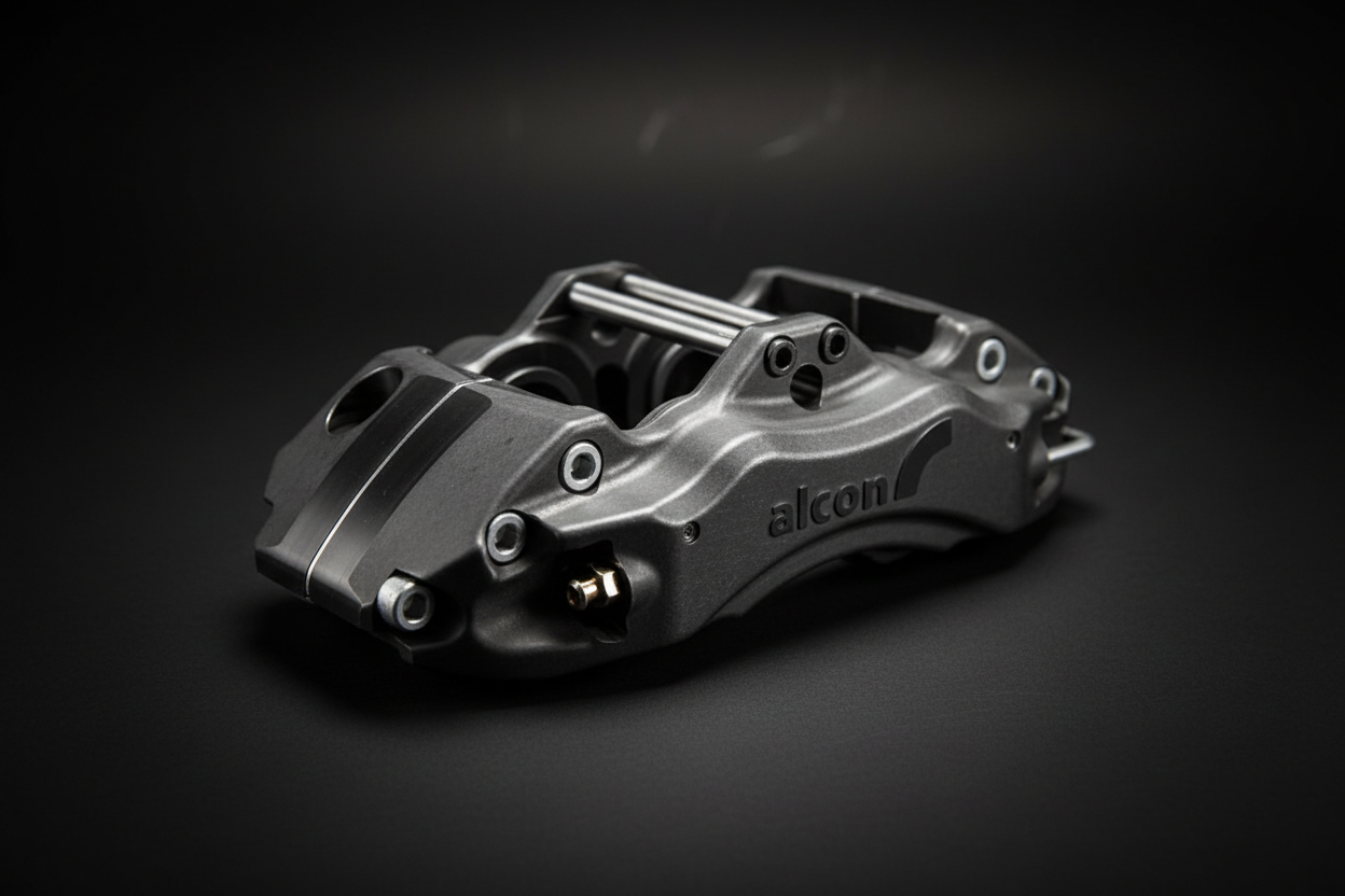 Alcon caliper detail moody lighting