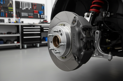 Alcon caliper workshop detail shot