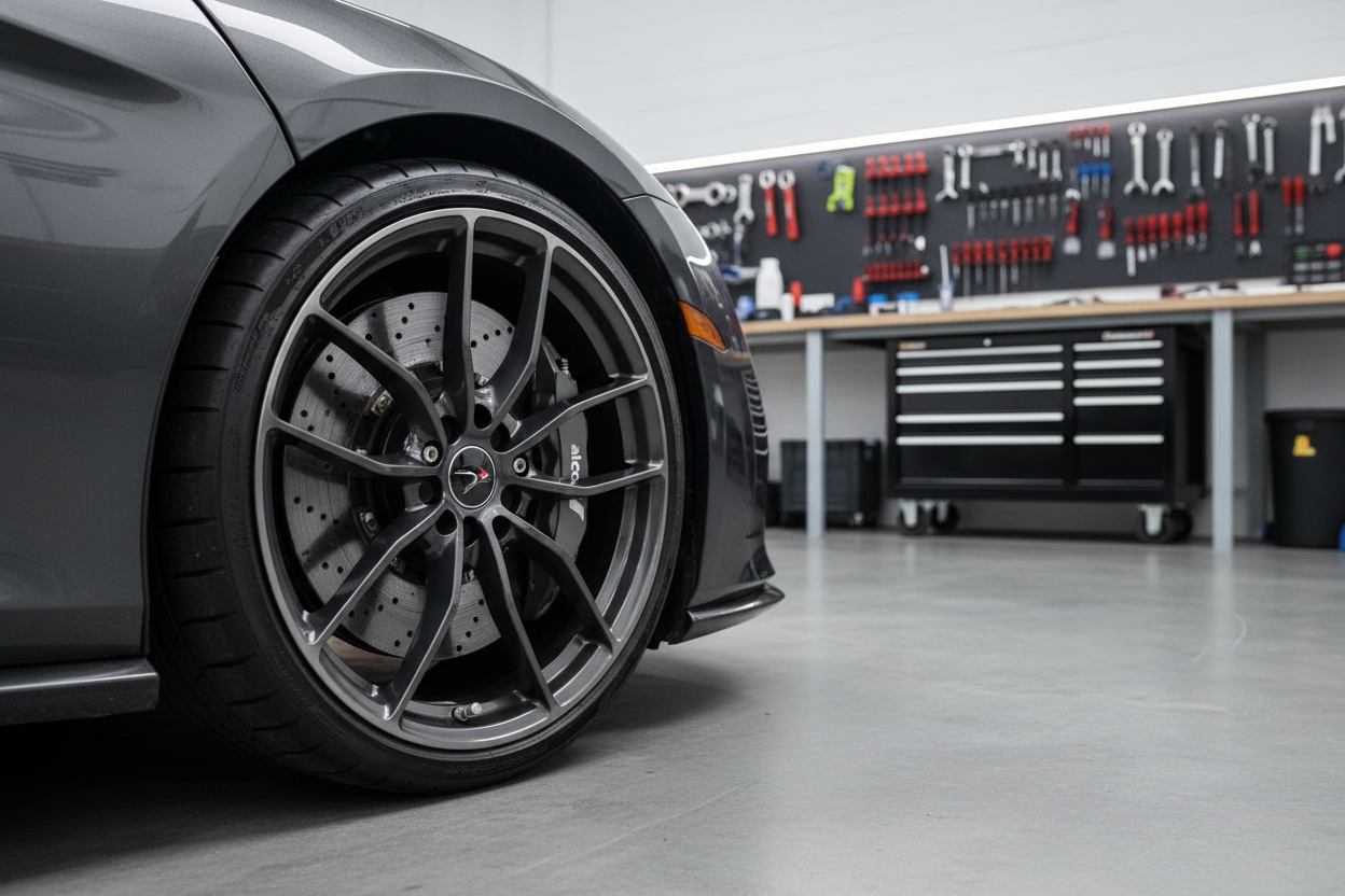 Alcon calipers in workshop setting