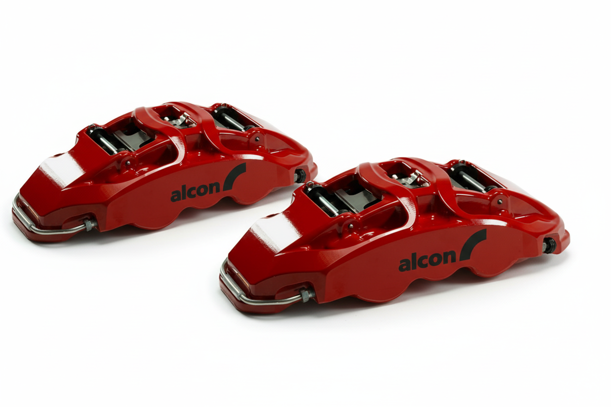 Alcon CAR99 red calipers with black logo