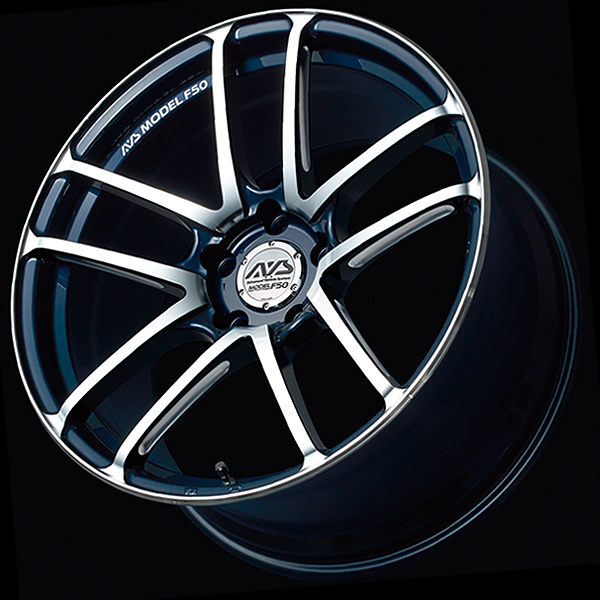Yokohama AVS Model 50 wheel – Platinum Blue Combi (BLC)