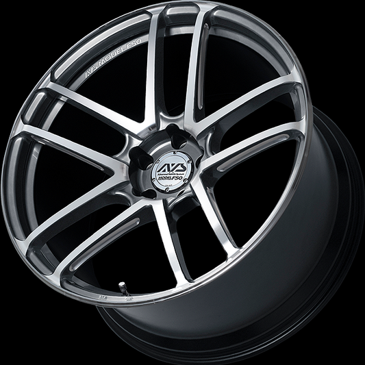 Yokohama AVS Model 50 wheel – Hyper Platinum Black Combi (HPBC)