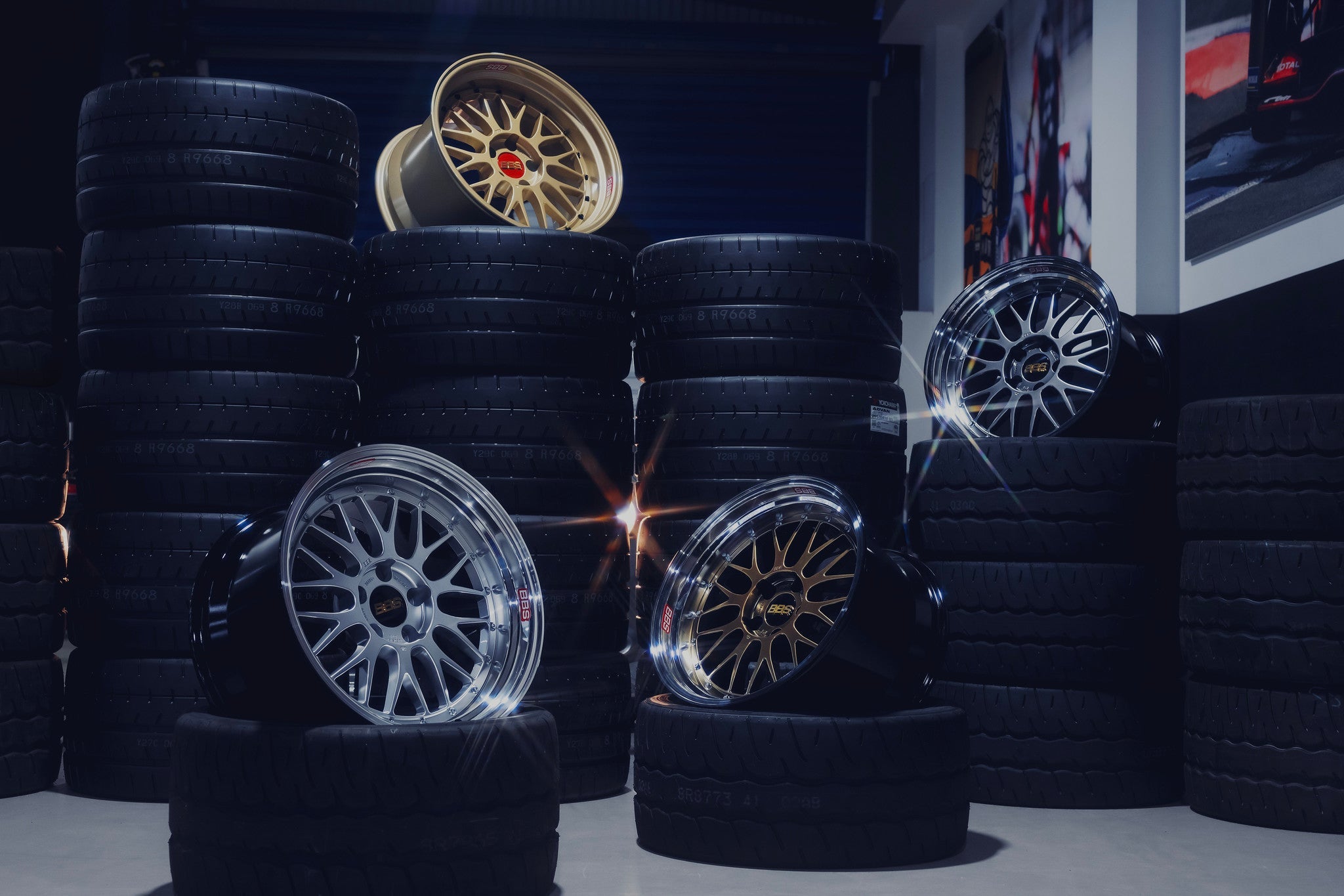 BBS LM for Skyline GT-R wheel – view 3