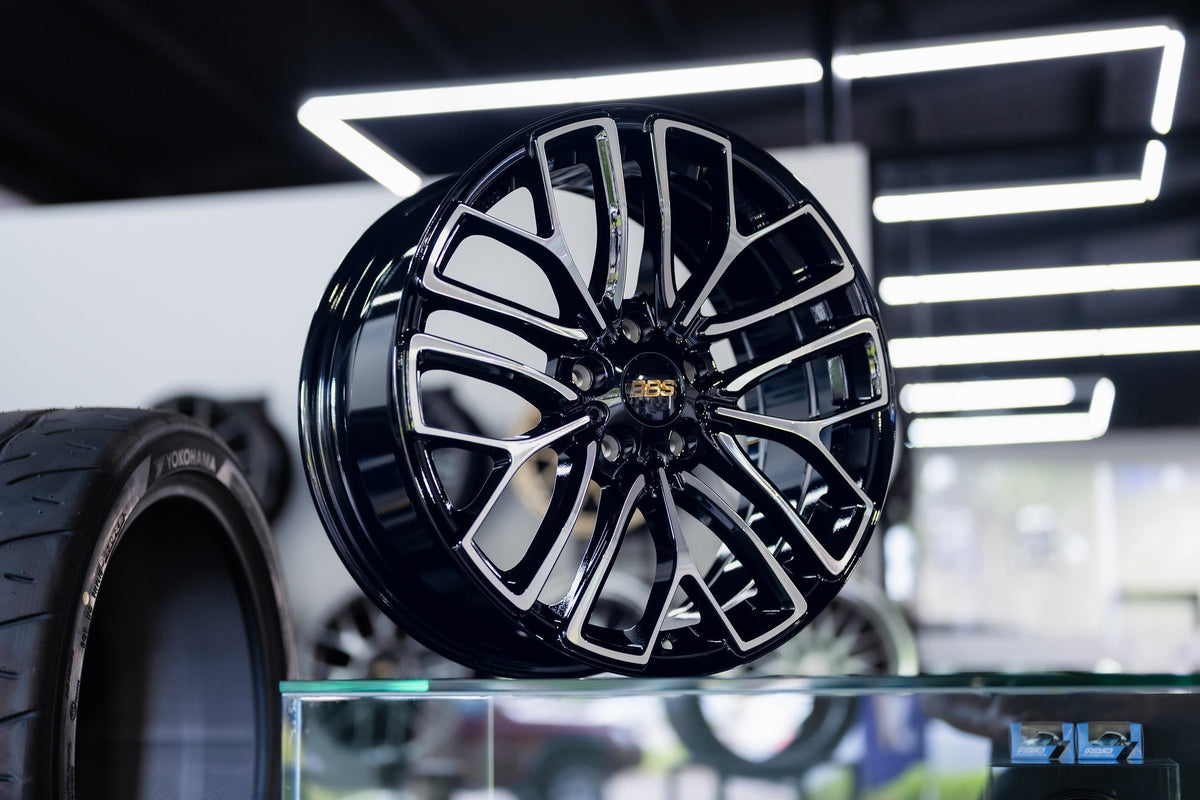 BBS RE-X wheel – Black Diamond-cut (BKD)