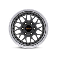BBS RT-X wheel – Matte Grey Silver Diamond-cut (MGR-SLD)