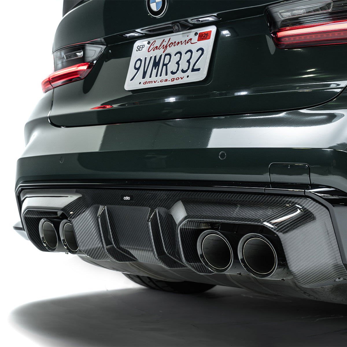 BMW M3 G80 G81 / M4 G82 G83 Dry Carbon Fiber Rear Diffuser V2 2020+
