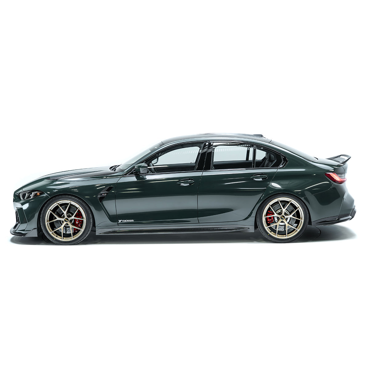 BMW G80 G81 M3 Dry Carbon Fiber V2 Side Skirts 2021+