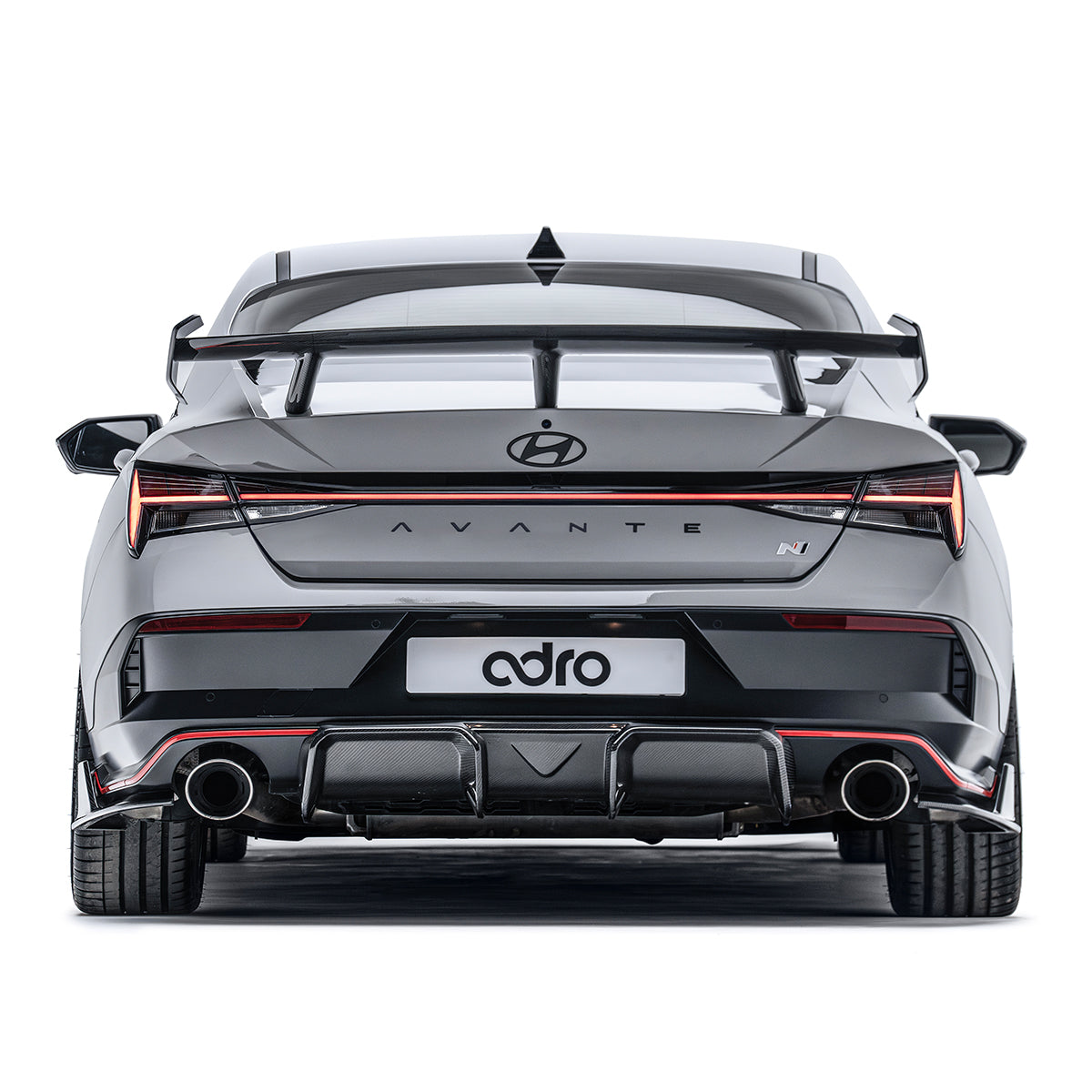 Carbon Fiber Rear Spoiler for Hyundai i30N Sedan / Elantra N Facelift 2024+