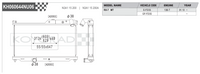 Koyo Performance Radiator Mazda RX-7 1.3L Turbo N-FLO (Dual Pass) 1993-1995