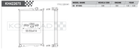 Koyo Performance Radiator BMW E46 M3 3.2L I6 2001-2006