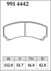 Dixcel Specom B Rear Brake Pads – AP Racing CP9449 / CP9450 / CP9451 Calipers (D42) - Chicane Australia
