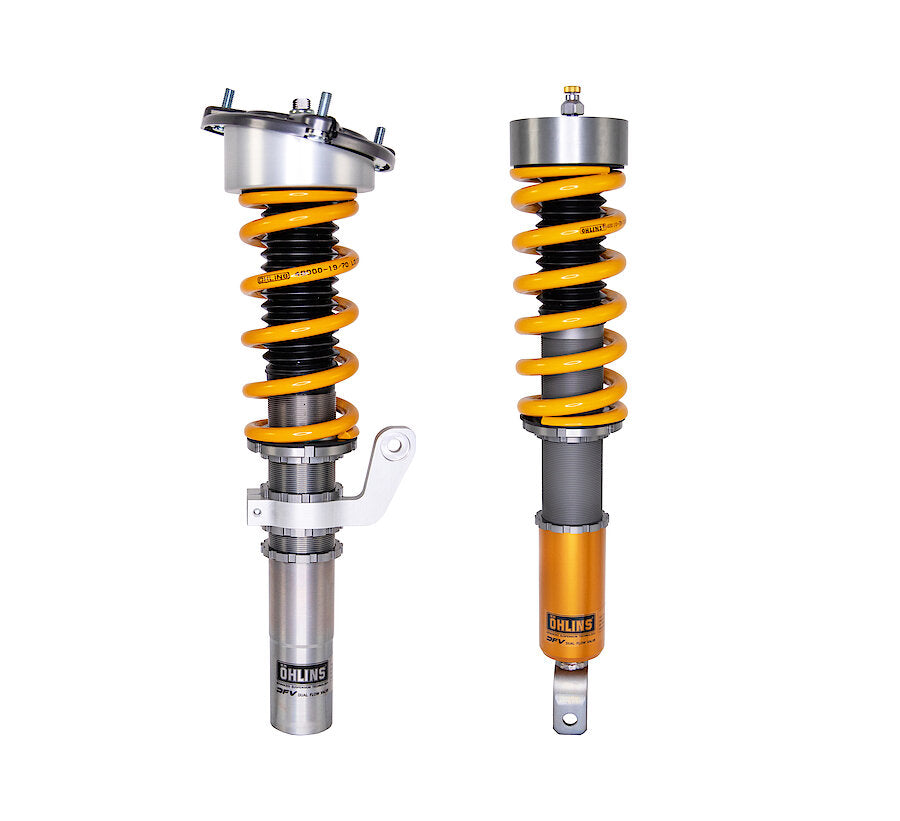 Öhlins front coilover with adjustable aluminium top mount for Porsche 911 997