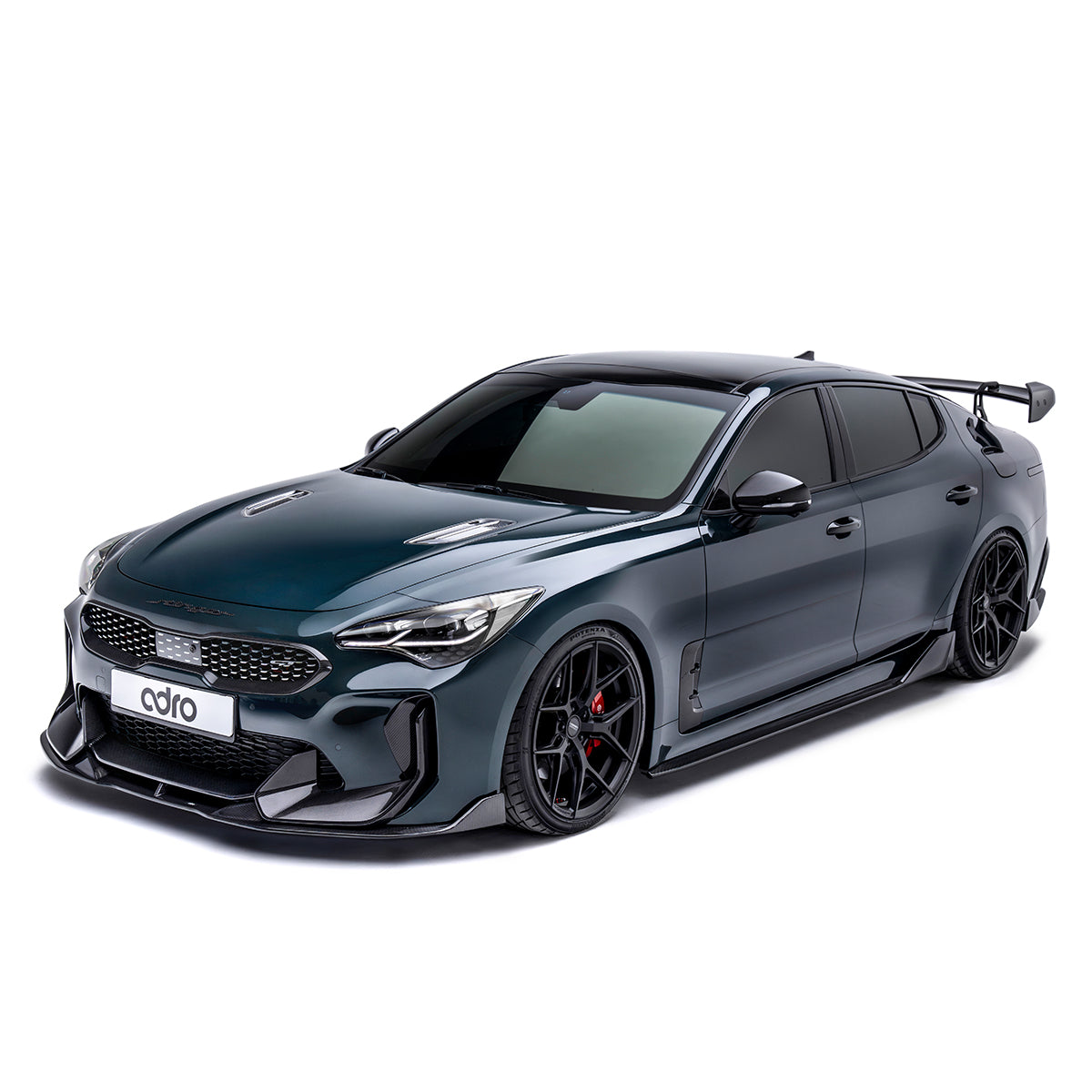 Kia Stinger Carbon Fiber Front Lip V3 2018-2023