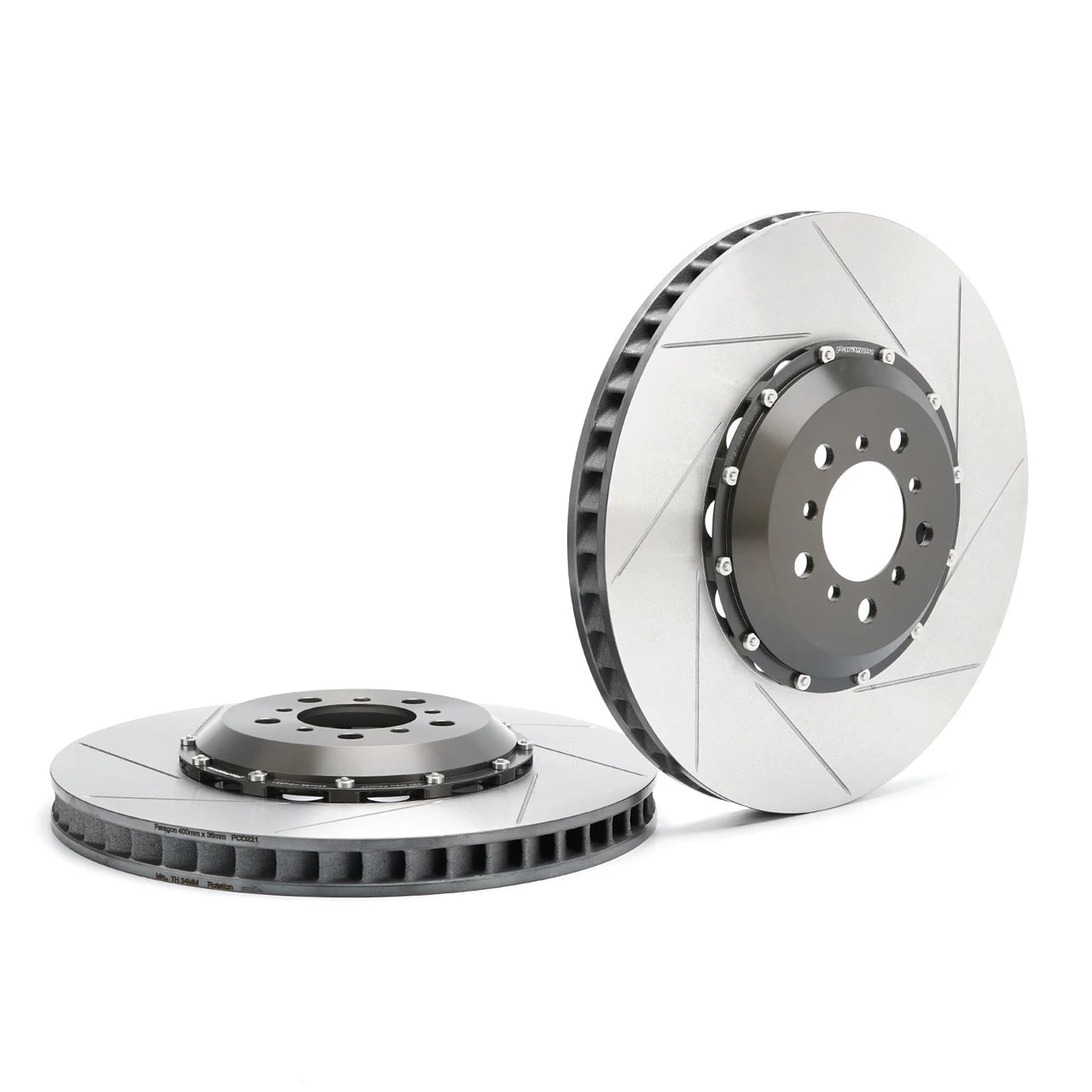 Paragon 2-piece Rotors Front Pair 390x36mm (15.4") - Ford S650 Mustang GT Performance Pack / Dark Horse
