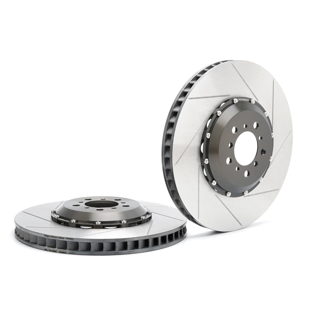 Paragon 2-piece Rotors Front Pair 390x36mm (15.4") - Ford S650 Mustang GT Performance Pack / Dark Horse