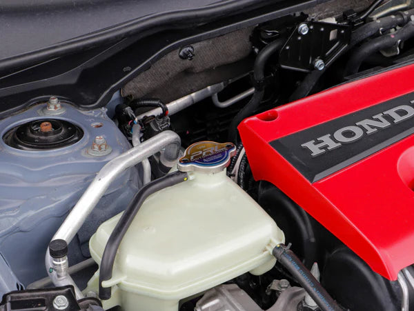 PRL Motorsports Titanium High-Performance Radiator Cap Type-A | 1.3 Bar / 18.8 PSI | Honda Civic & Type R