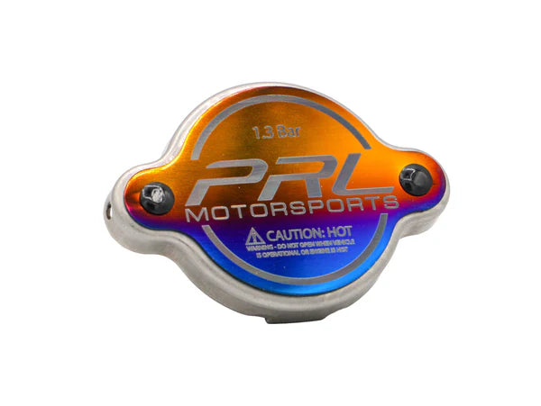 PRL Motorsports Titanium High-Performance Radiator Cap Type-A | 1.3 Bar / 18.8 PSI | Honda Civic & Type R