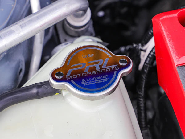 PRL Motorsports Titanium High-Performance Radiator Cap Type-A | 1.3 Bar / 18.8 PSI | Honda Civic & Type R