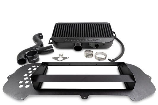 Process West Top Mount Intercooler Kit Black - Subaru WRX 03-07/STI 06-07