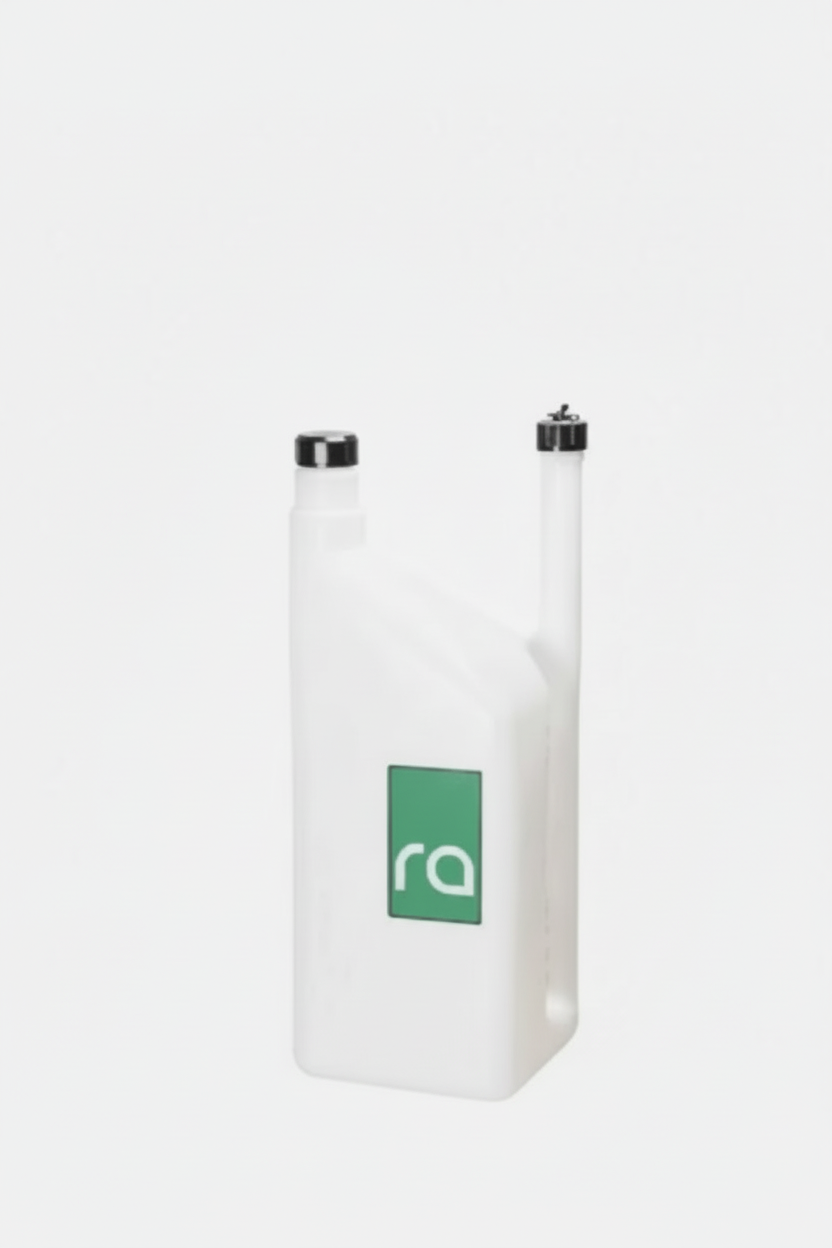 Radium container with pure white background