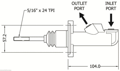 Genuine Girling Master Cylinder Data