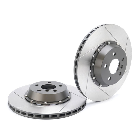 Paragon 2-piece rear rotors 355x28mm for Ford S650 Mustang GT Performance Pack and Dark Horse