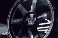 Volk Racing TE37 Saga S-Plus Black Shadow wheel – Matte Translucent Black (PH)