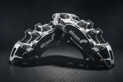 Two callipers - carbon fiber background