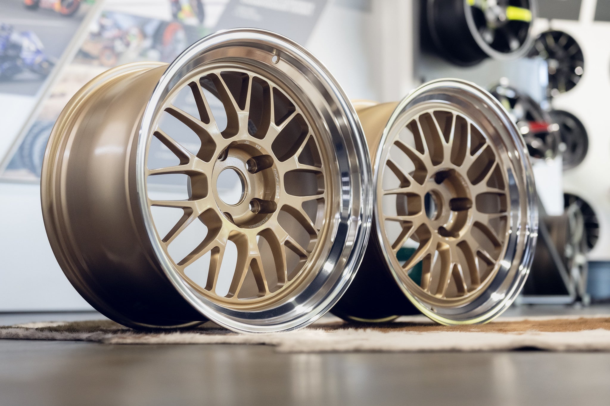 Volk Racing 21A Custom for BMW wheel – Gold / Rim DC (GO)