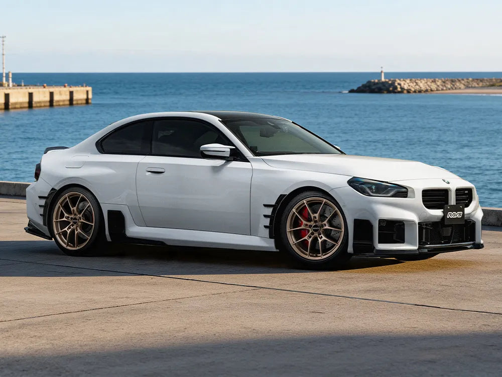 Volk Racing G025 LTD Matte Gold wheel