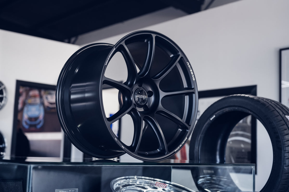 Volk Racing GT90 for R35 GT-R wheel – Matte Black (MB)