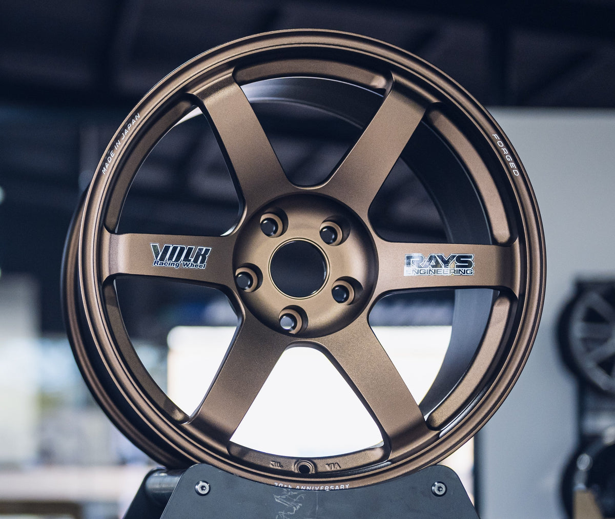 Volk Racing TE37 Saga S-Plus 30th Anniversary Sticker wheel – Bronze (BR)