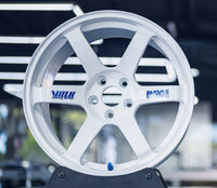 Volk Racing TE37 Saga S-Plus 30th Anniversary Sticker wheel – White (WH)