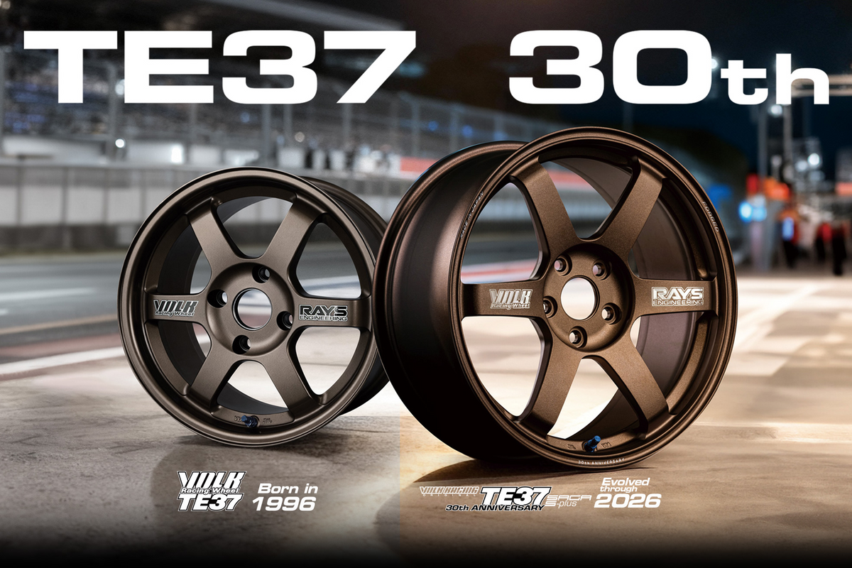 Volk Racing TE37 Saga S-Plus 30th Anniversary Sticker wheel