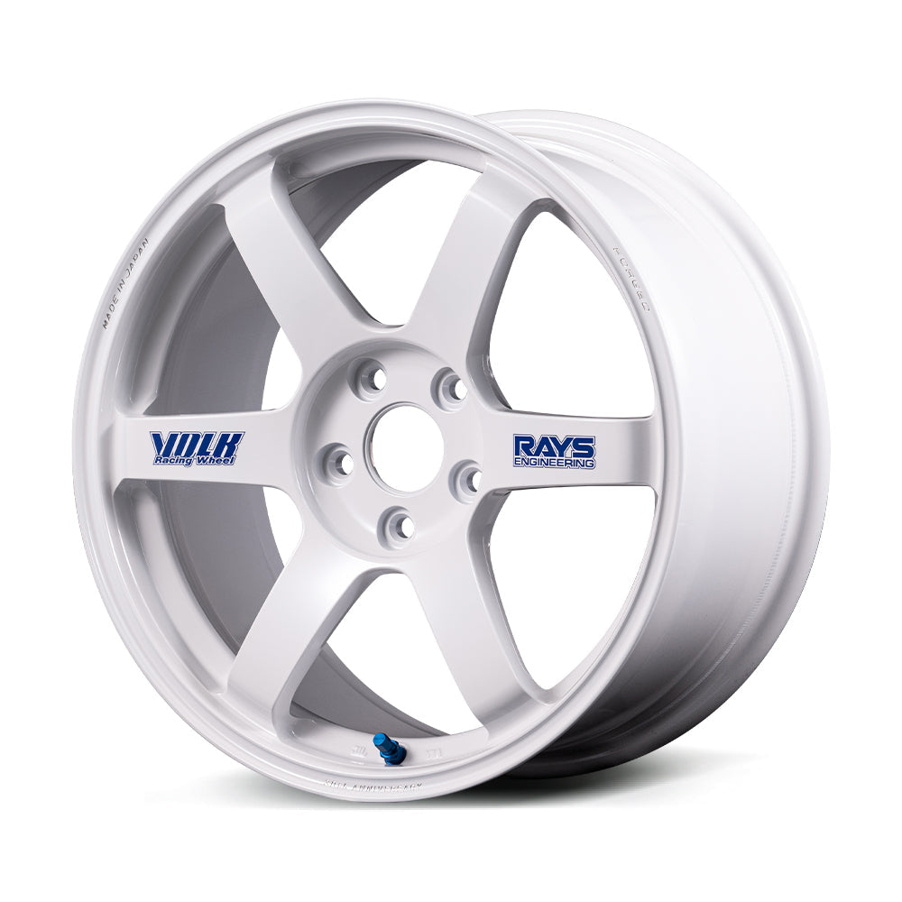 Volk Racing TE37 Saga S-Plus 30th Anniversary Sticker for R35 GT-R wheel – White (WH)