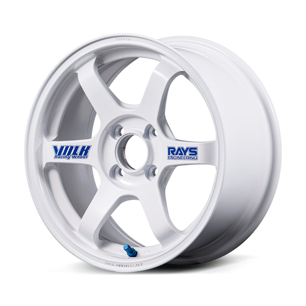 Volk Racing TE37 Sonic 30th Anniversary Sticker wheel – White (WH)