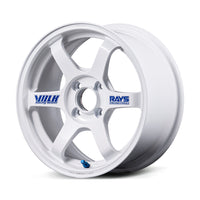 Volk Racing TE37 Sonic 30th Anniversary Sticker wheel – White (WH)