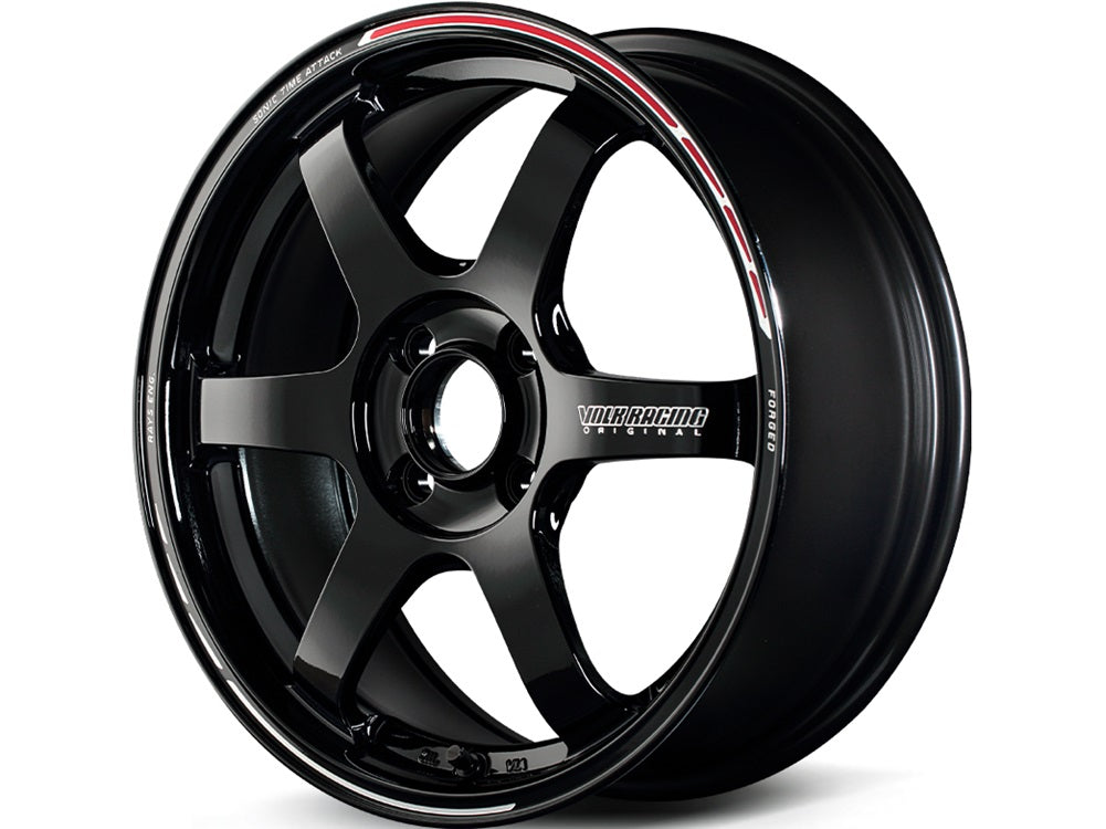 Volk Racing TE37 Sonic Time Attack Edition wheel – Black/REDOT(KR)