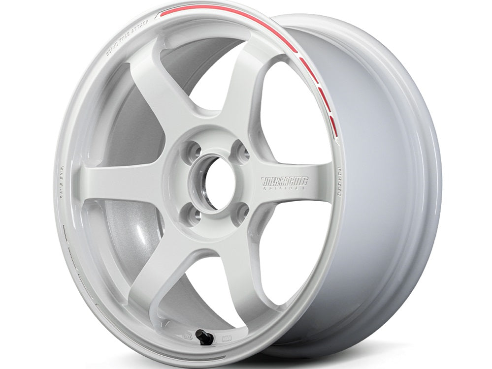 Volk Racing TE37 Sonic Time Attack Edition wheel – White/REDOT(WR)