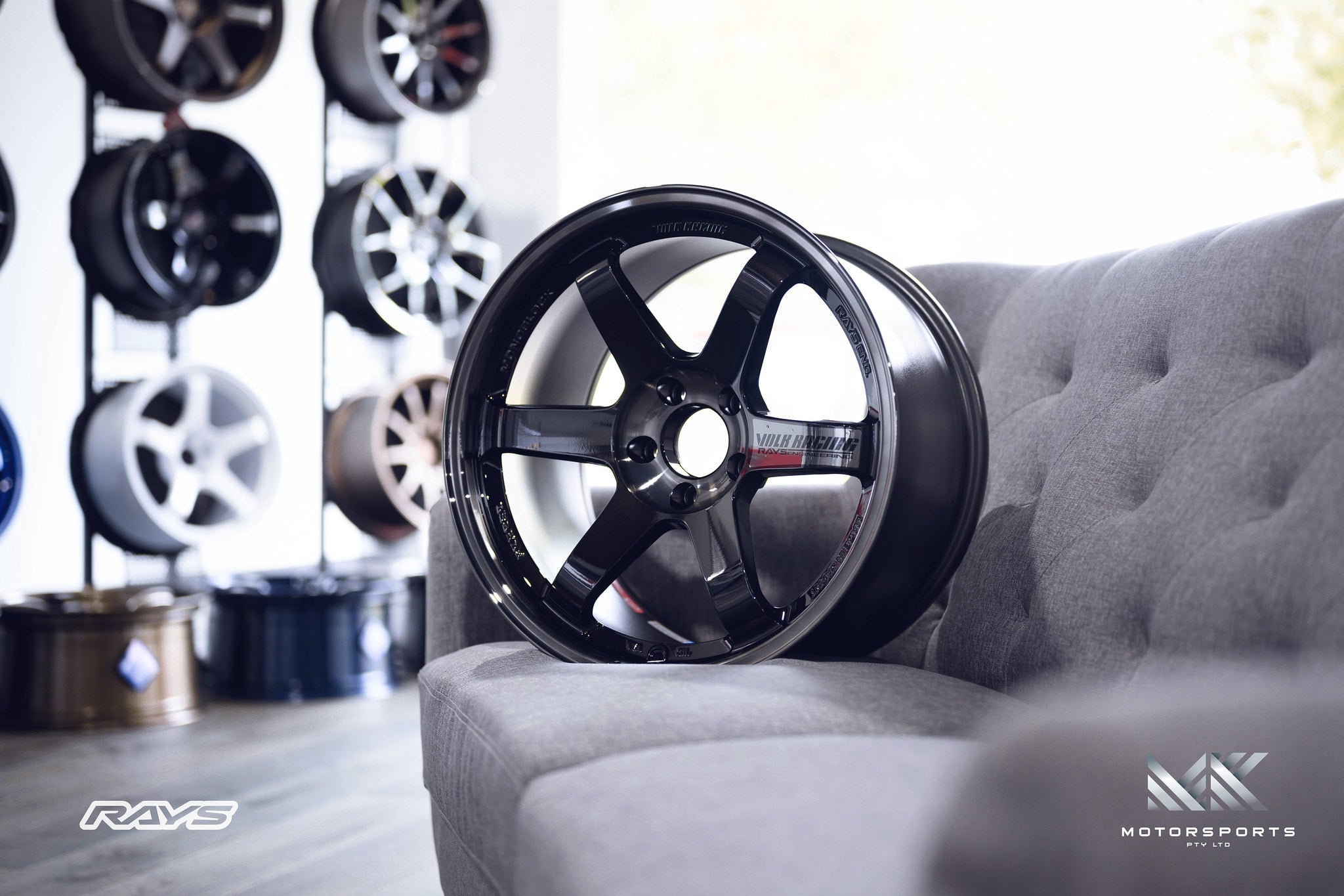 Volk Racing TE37SL for R34 GT-R wheel – view 5