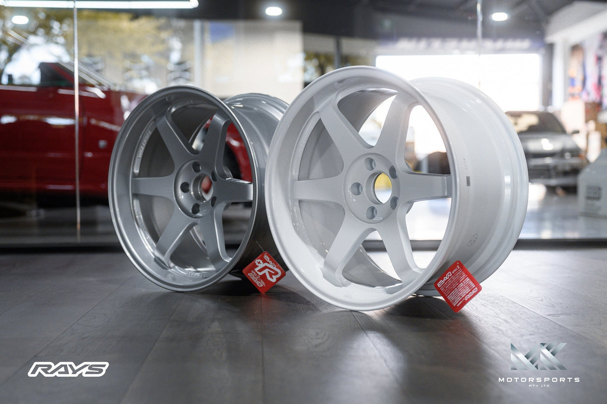 Volk Racing TE37SL for R34 GT-R wheel – White (WH)