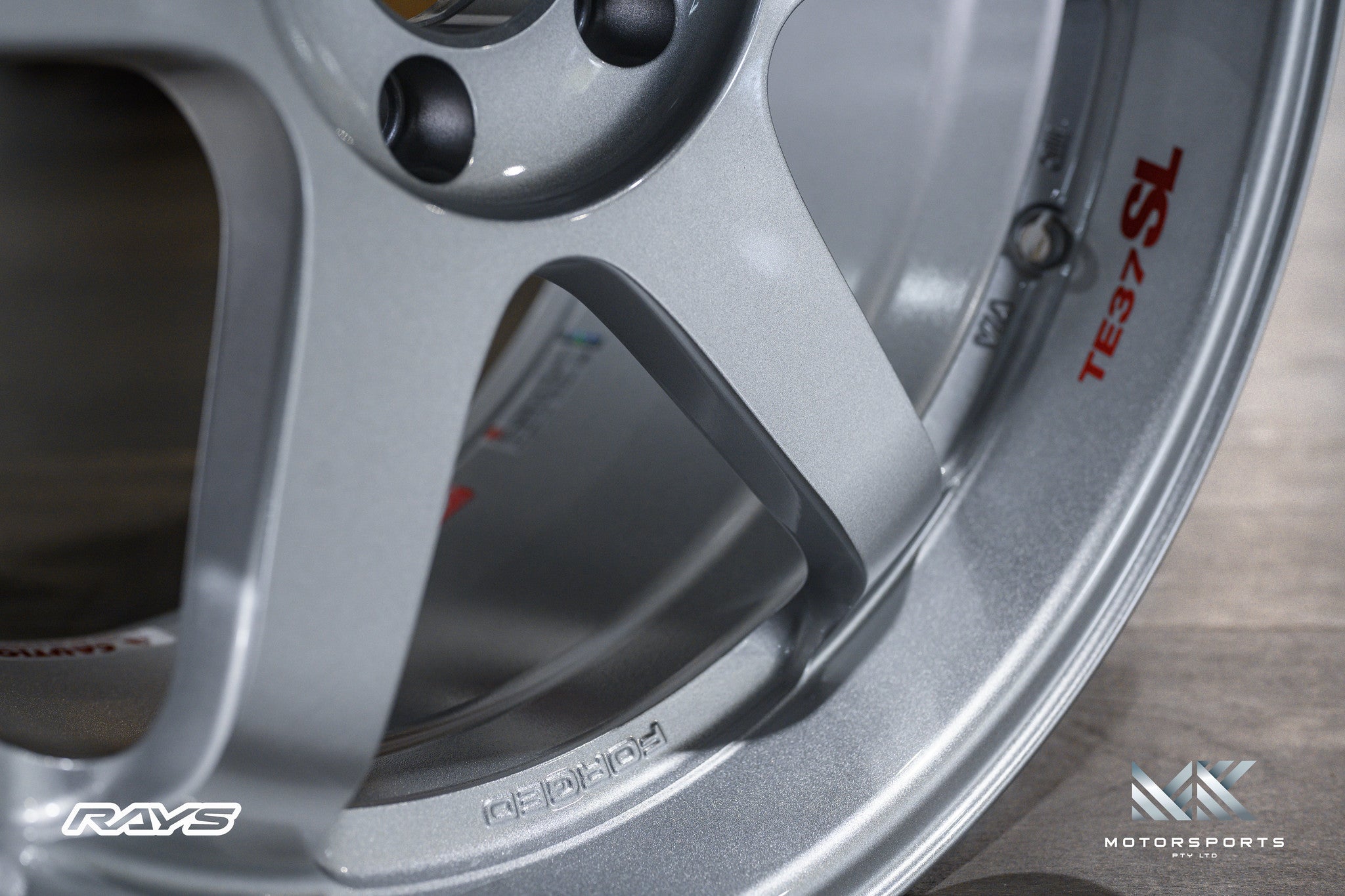 Volk Racing TE37SL for R34 GT-R wheel – view 4