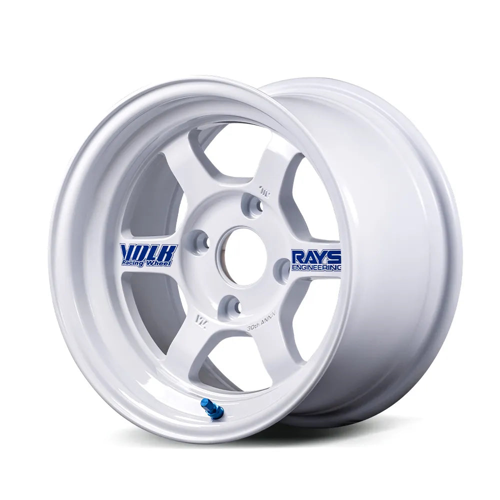 Volk Racing TE37V 30th Anniversary Sticker wheel – White (WH)