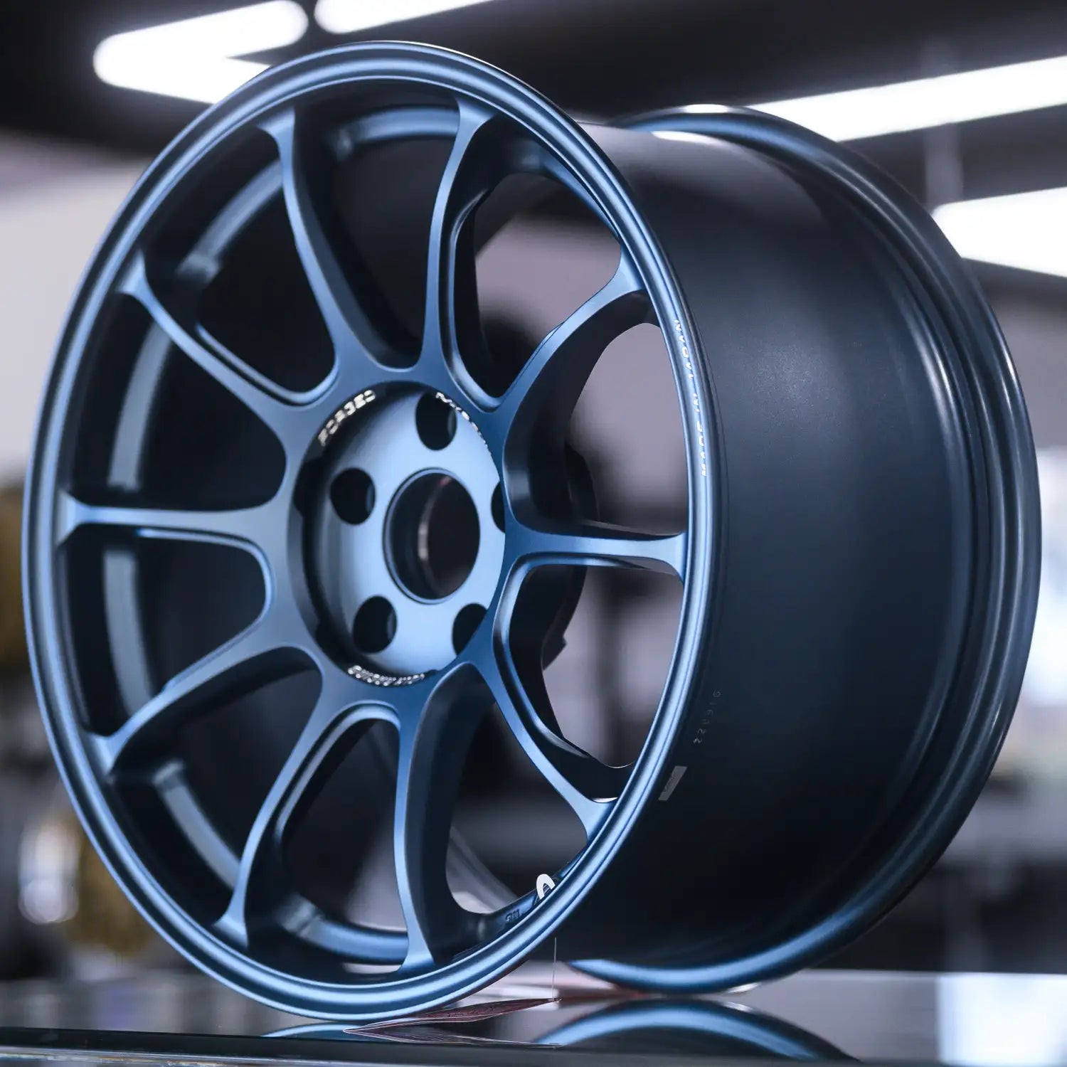 Volk Racing ZE40 M-Spec for FK8/FL5 wheel – Matte Blue Gunmetal (GB)